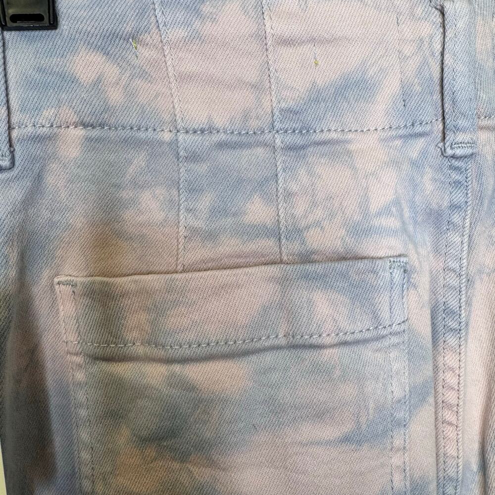 Maeve Pastel Pink & Lavender Wide-Leg Jeans - Picture 6 of 8